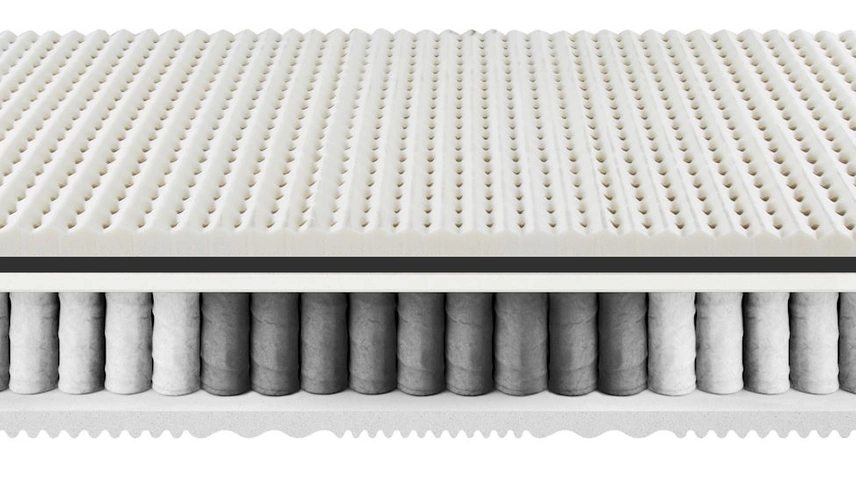 Materasso Galatea a molle insacchettate e lattice di Morfeus