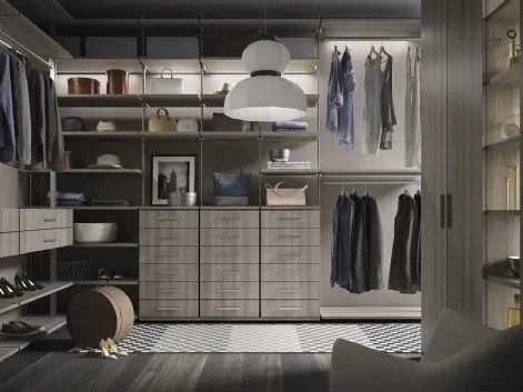 Cabina Armadio Senza Fine in Olmo grigio di Ime Arredamenti