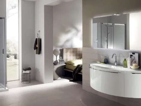 Mobile da Bagno Aquo in laccato lucido Bianco di Scavolini Bathrooms