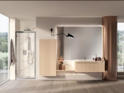 Mobile da Bagno Aquo Laccato Opaco Cipria di Scavolini Bathrooms