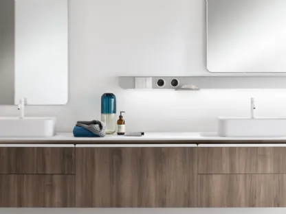 Mobile da Bagno Dandy Plus in Noce Garden di Scavolini Bathrooms
