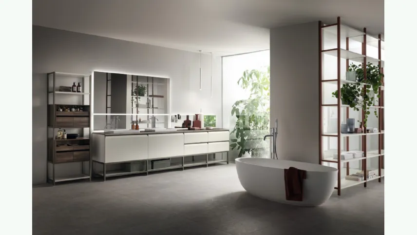 Mobile da Bagno Formalia Laccato Opaco Bianco Prestige di Scavolini Bathrooms