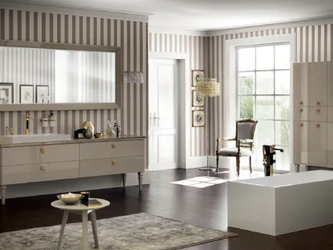 Mobile da Bagno Magnifica in laccato lucido Visone di Scavolini Bathrooms