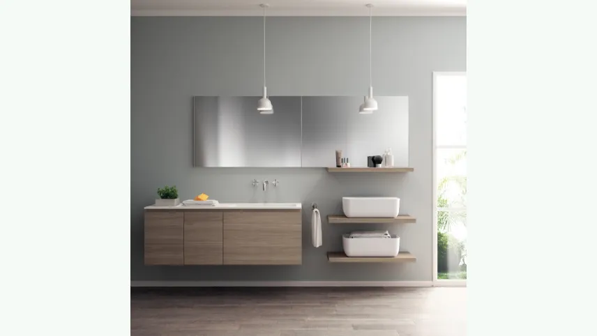 Mobile da Bagno Qi Decorativo Olmo Hono 03 di Scavolini Bathrooms