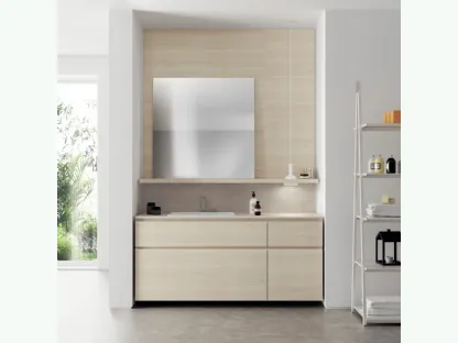 Mobile da Bagno Qi in Decorativo Olmo Kuuki 04 di Scavolini Bathrooms