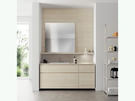Mobile da Bagno Qi in Decorativo Olmo Kuuki 04 di Scavolini Bathrooms