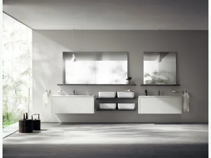 Mobile da Bagno Qi Laccato Opaco Bianco di Scavolini Bathrooms