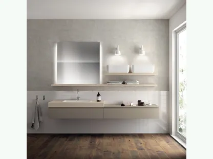 Mobile da Bagno Qi Laccato Opaco Visone di Scavolini Bathrooms