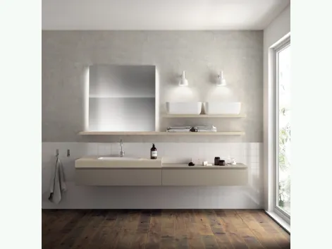 Mobile da Bagno Qi Laccato Opaco Visone di Scavolini Bathrooms