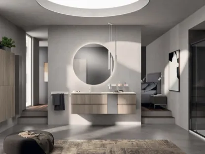 Mobile da Bagno Rivo Decorativo Noce Bancha di Scavolini Bathrooms