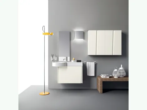 Mobile da Bagno Lagu Laccato Opaco Bianco Prestige di Scavolini Bathrooms