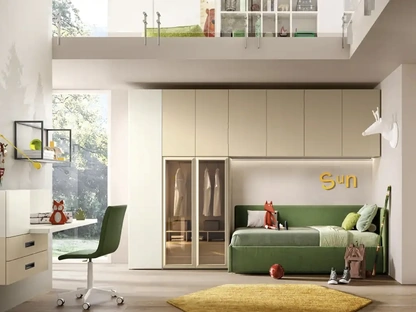 Cameretta a ponte K111 di Moretti Compact Camerette