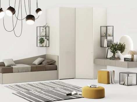 Cameretta componibile YGAA di Moretti Compact Camerette