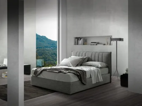 Letto matrimoniale Atelier con box contenitore di Pol 74