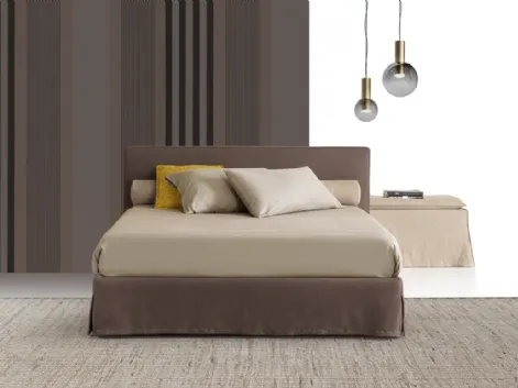 Letto Cleo in tessuto di GR Salotti