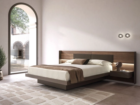 Letto Matisse con contenitore box stretto di Tagliabue Mobili