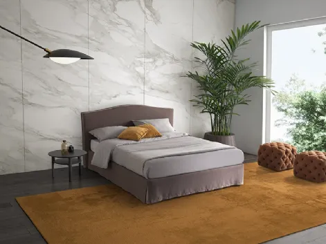 Letto Notte con testiera sagomata di GR Salotti
