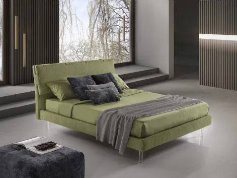 Letto Pisa in tessuto di GR Salotti