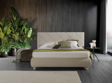 Letto Ross in tessuto di GR Salotti