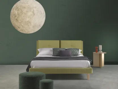 Letto Tia con testiera di GR Salotti