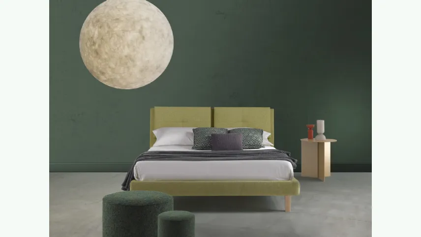 Letto Tia con testiera di GR Salotti