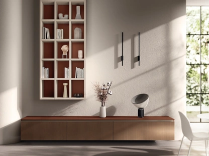 Libreria Living Mira Cottage di Scavolini
