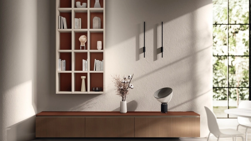 Libreria Living Mira Cottage di Scavolini