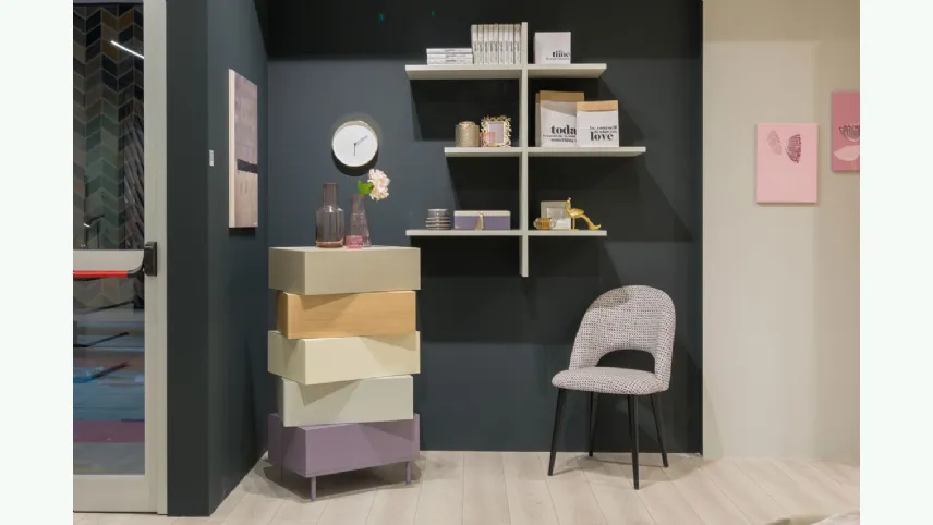 Libreria in laccato MC037 Moretti Compact
