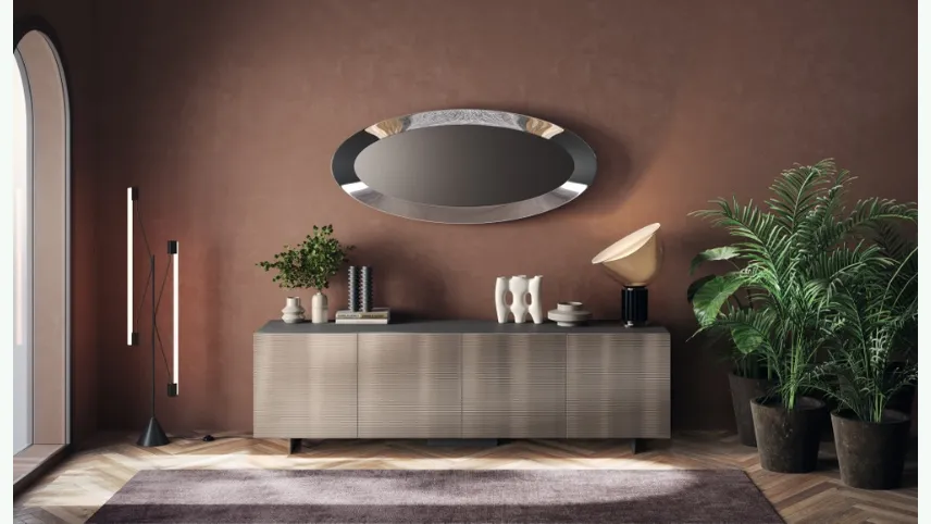 Madia Sideboard 07 in vetro dogato di Scavolini