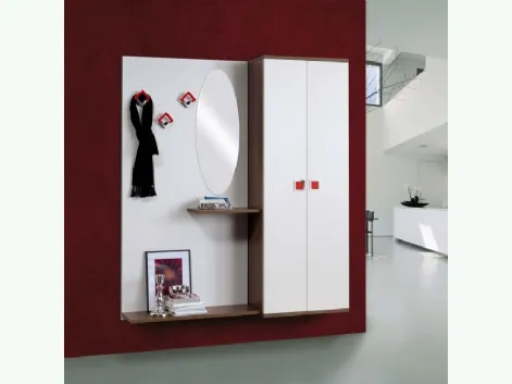 Mobile ingresso Family F03 in laccato opaco di Maconi