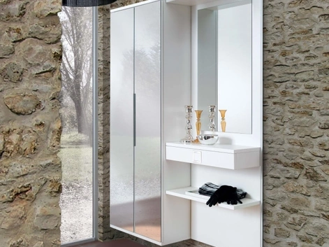 Mobile ingresso sospeso con ante a specchio Family F09 di Maconi
