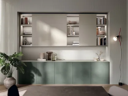 Parete Attrezzata Living Regola 01 di Scavolini