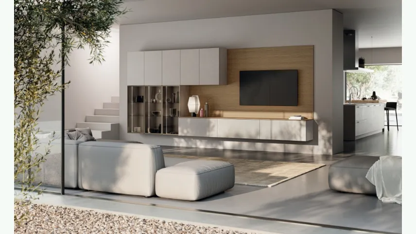 Parete Attrezzata Moda Living 01 di Scavolini