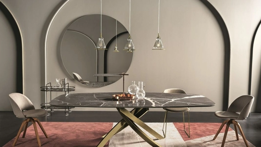 Tavolo Artistico in SuperMarmo di Bontempi