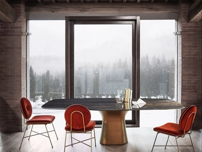 Tavolo in SuperMarmo Podium di Bontempi