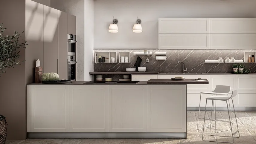 Cucina Moderna Carattere Dark Pulpis di Scavolini