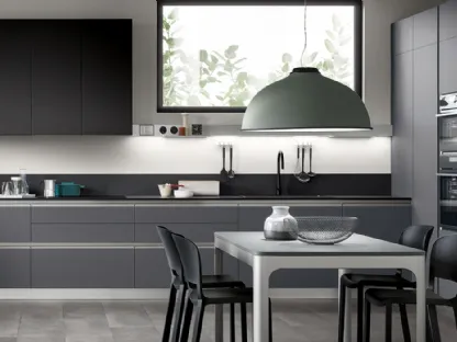 Cucina Moderna Dandy Plus Grigio Bromo di Scavolini