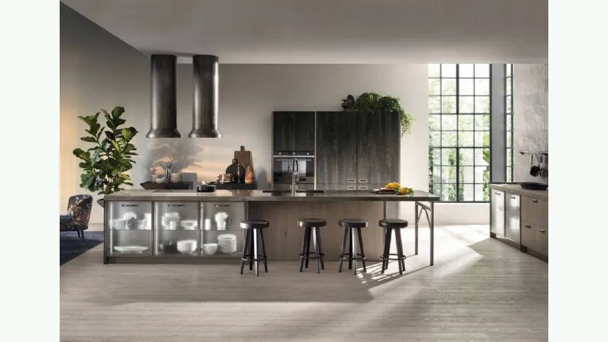 Cucina Moderna Diesel get Together Soft Industrial Style di Scavolini