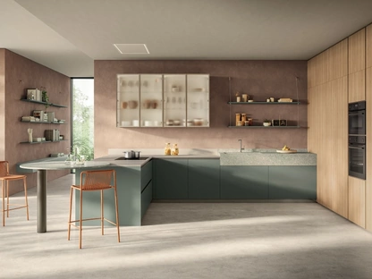 Cucina Moderna con penisola Essenza 01 di Scavolini