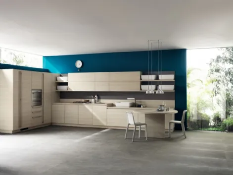 Cucina Moderna Qi in Olmo Kuuki di Scavolini