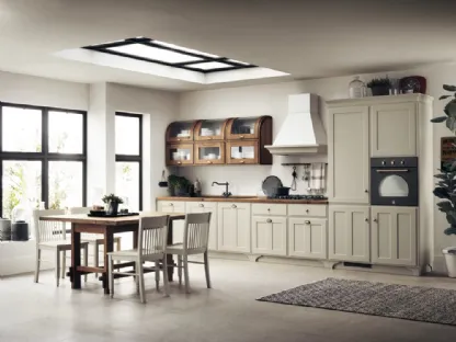 Cucina lineare Shabby Chic Favilla 09 di Scavolini