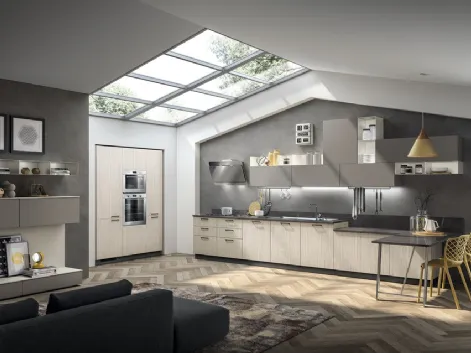 Cucina ad angolo su misura Sax 08 di Scavolini